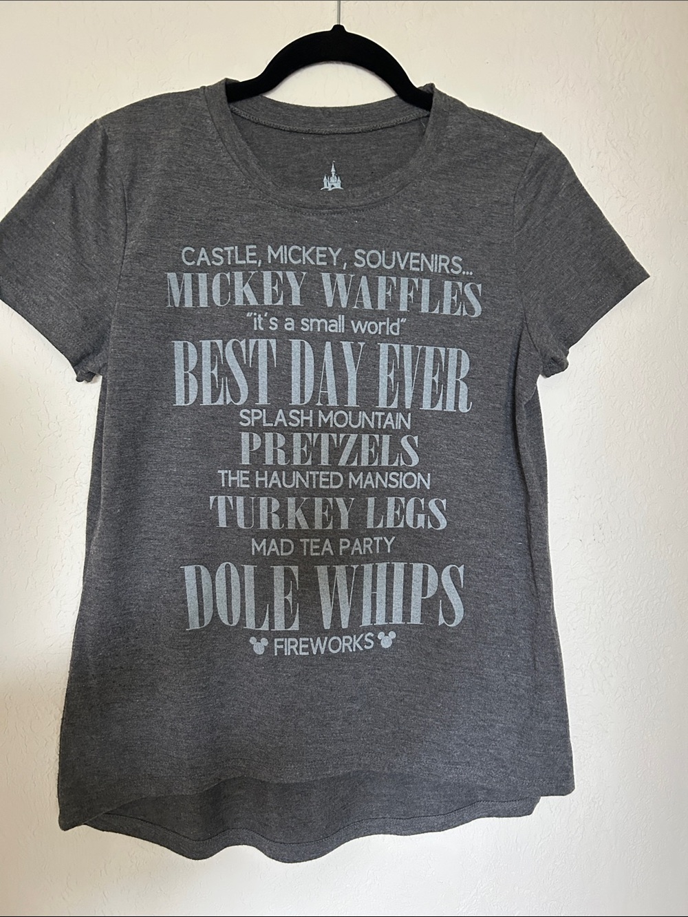 Disney Parks exclusive grey tee Gray Graphic Women’s Tee - Best Day Ever